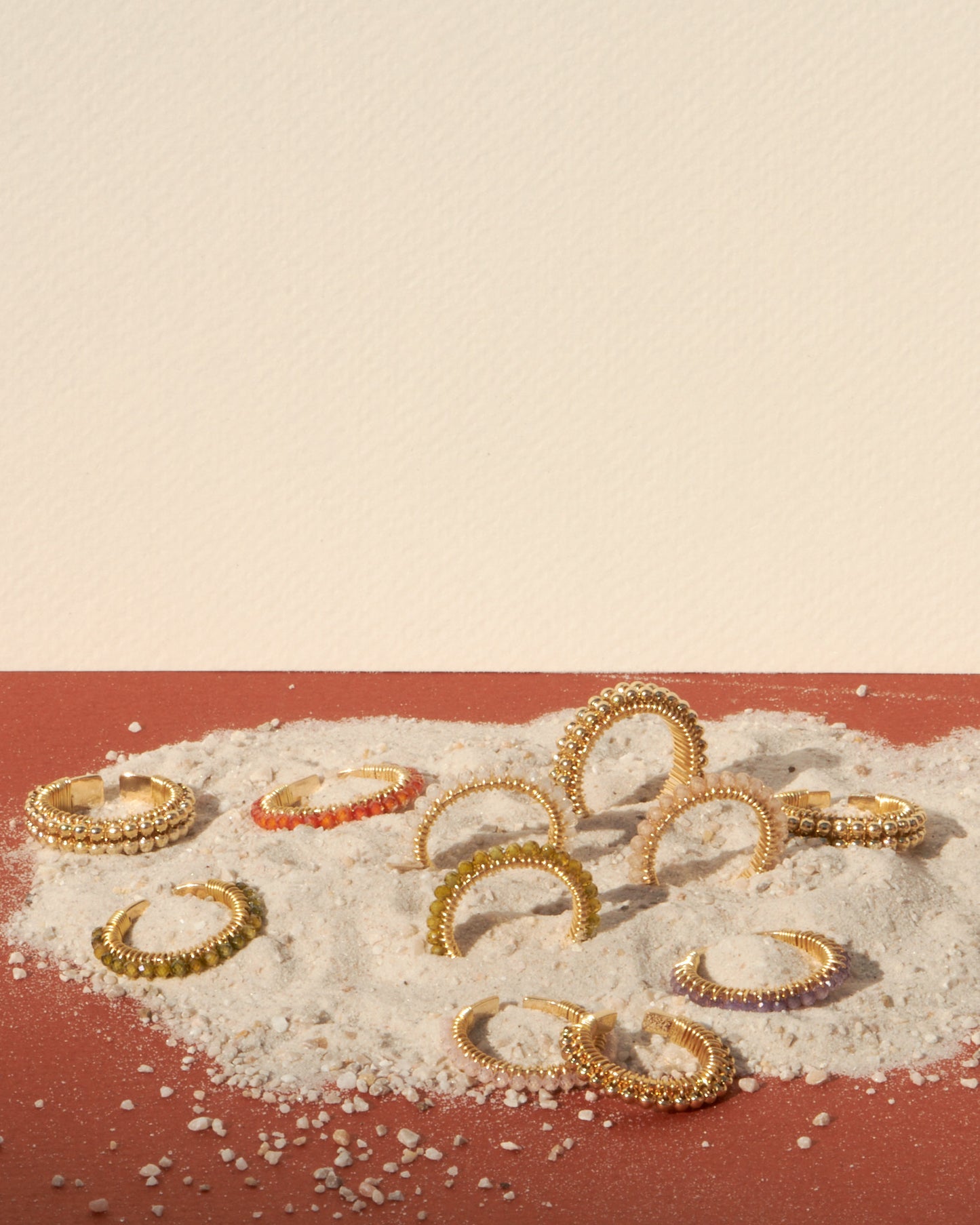 ANILLO ABANICO SENCILLO- NEGRO