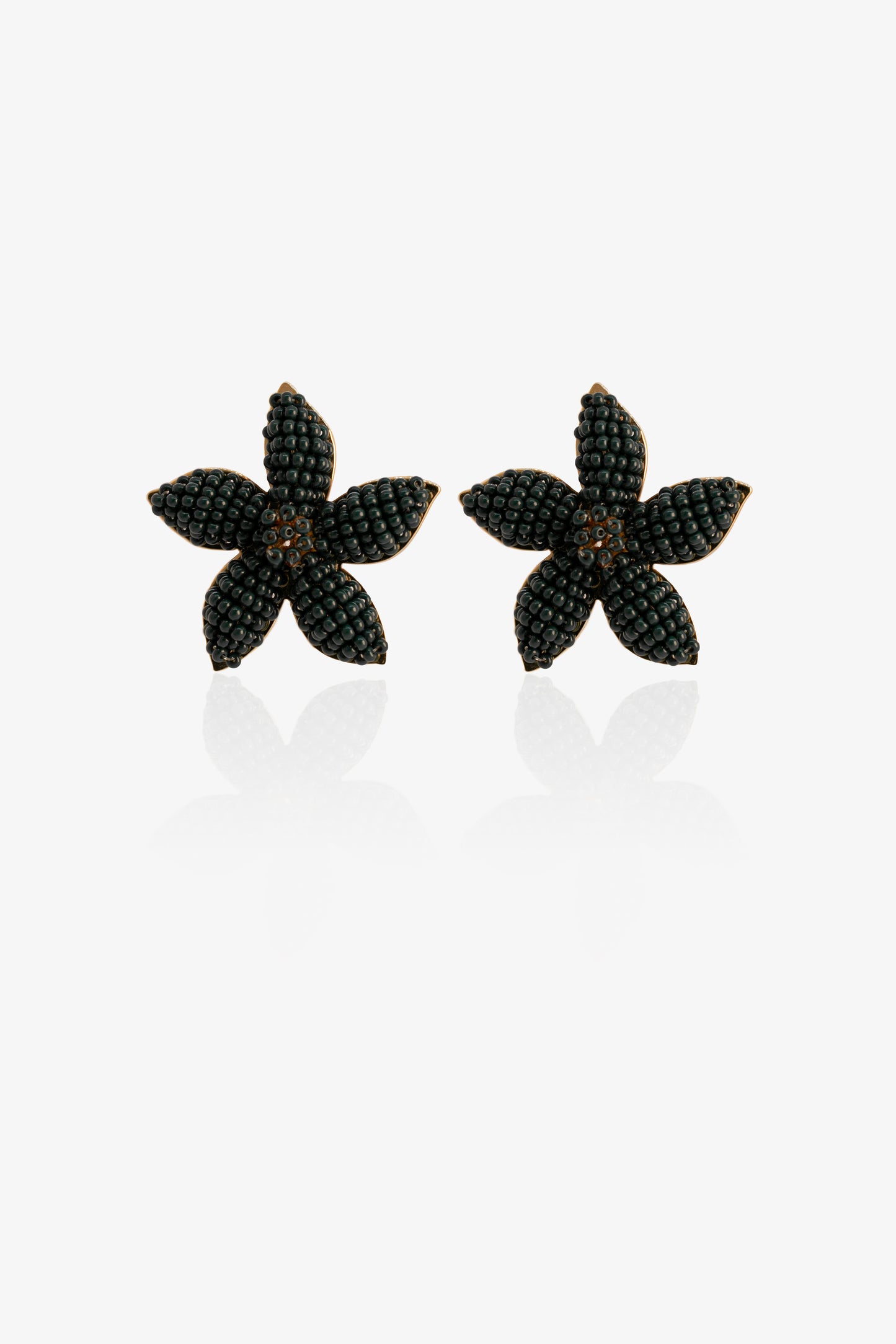 ARETE JAZMIN PEQUEÑO- VERDE OLIVO