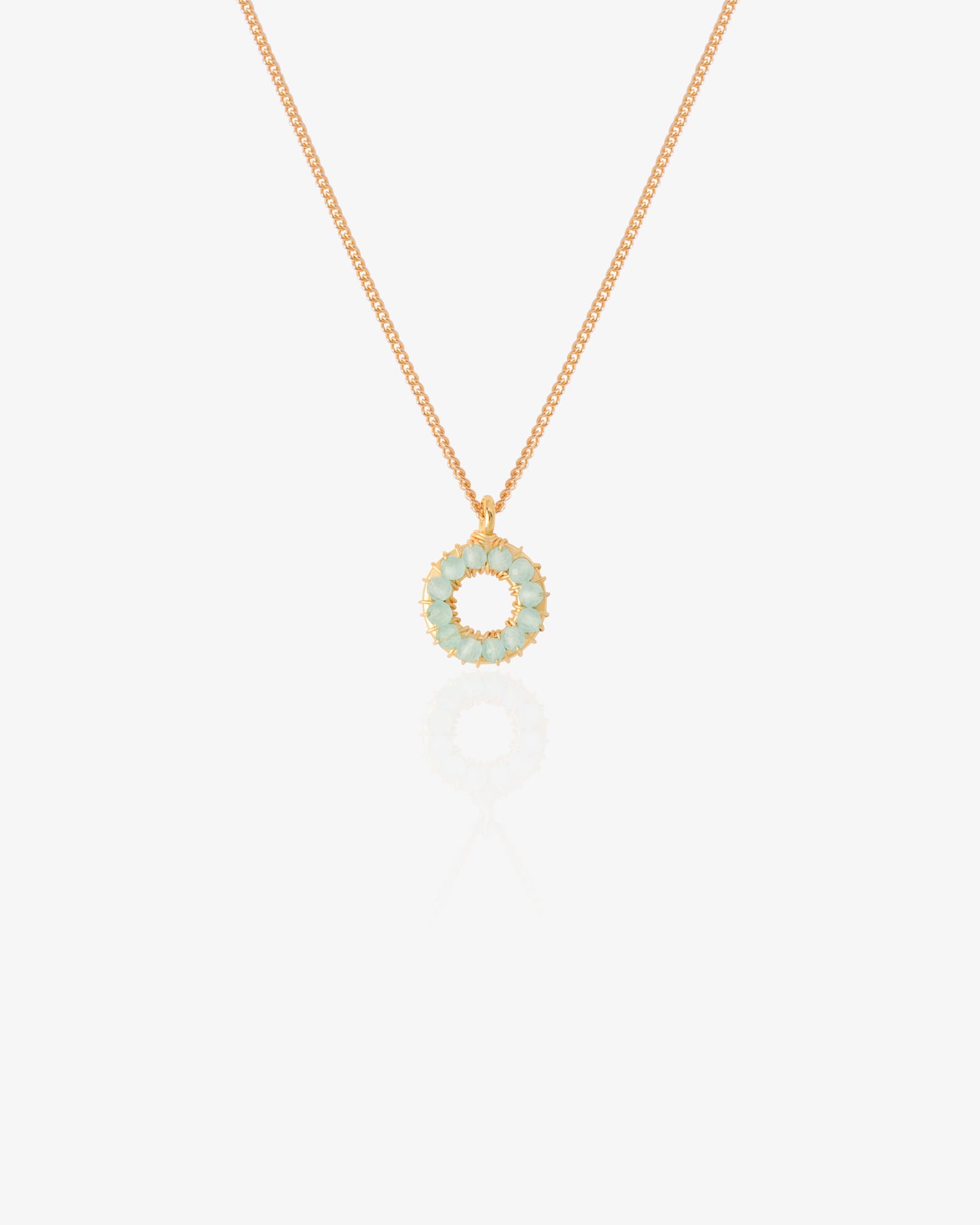 COLLAR SOLE PEQUEÑO-  AQUA