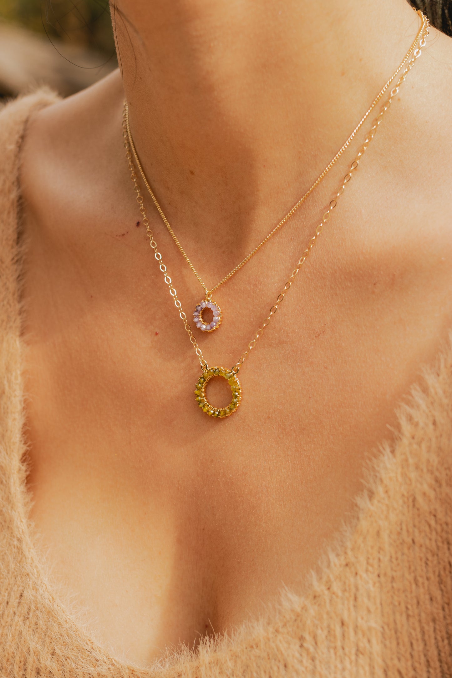 COLLAR SOLE PEQUEÑO- BLANCO