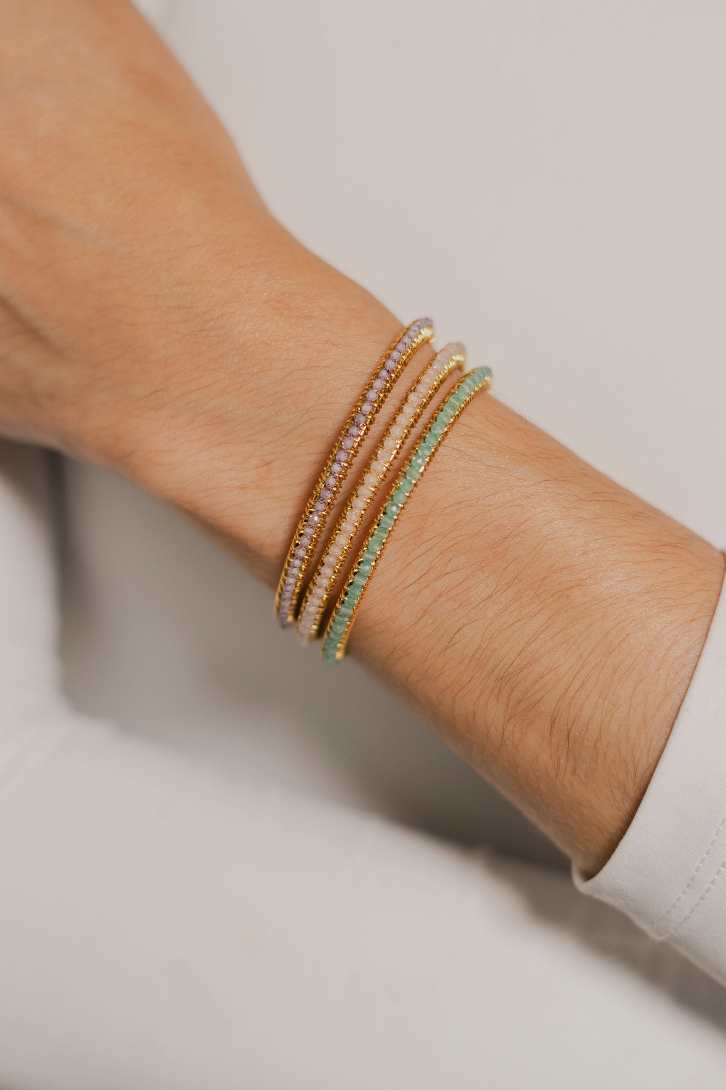 BRAZALETE ABANICO-ROSA