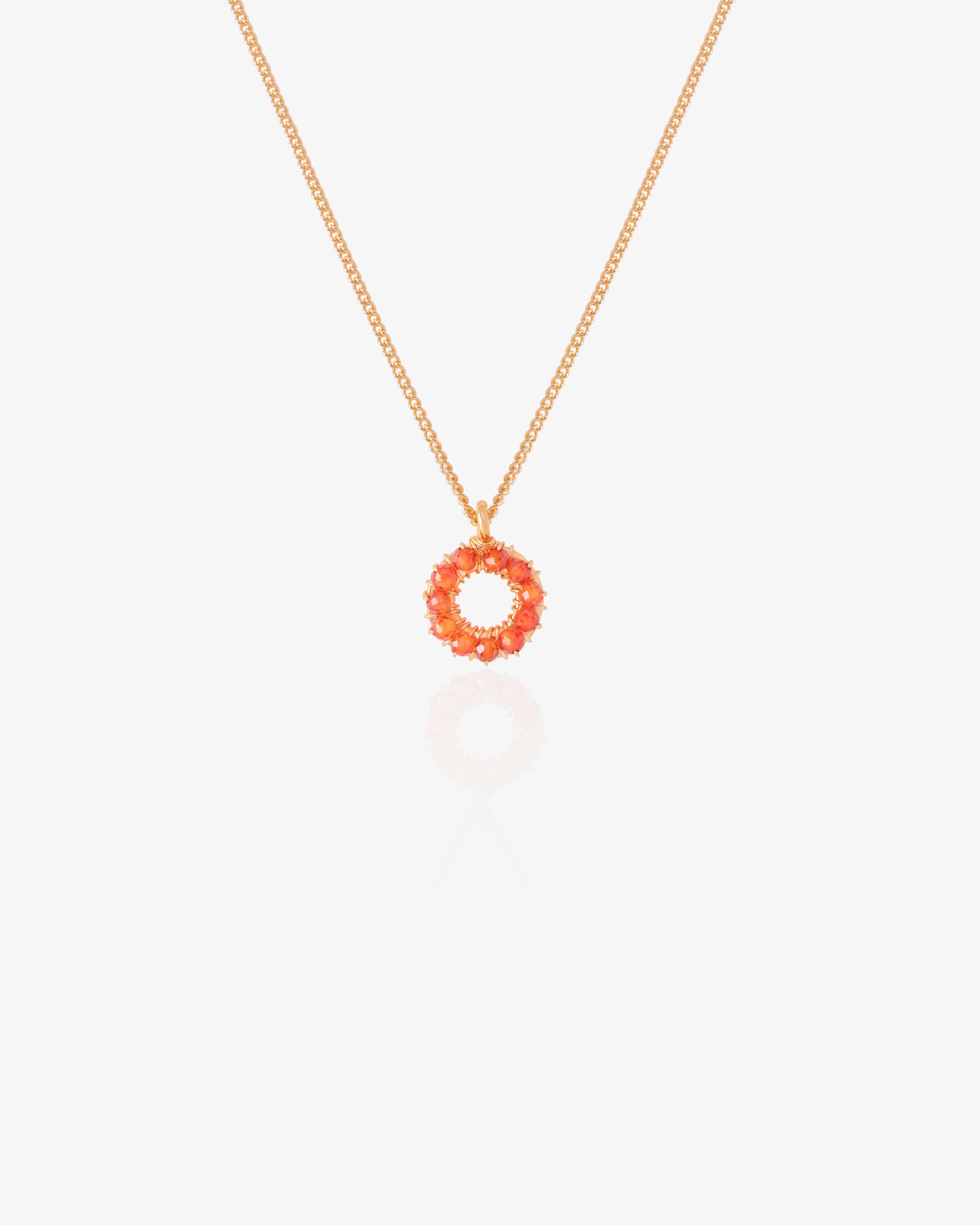 COLLAR SOLE PEQUEÑO- NARANJA