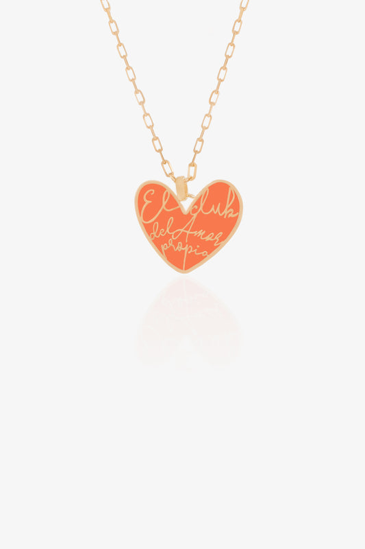 COLLAR AMOR PROPIO- NARANJA