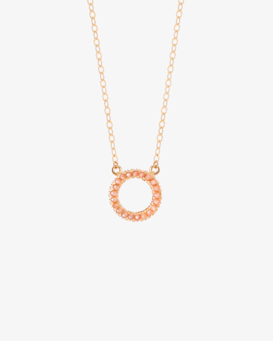 COLLAR SOLE GRANDE- PALO DE ROSA
